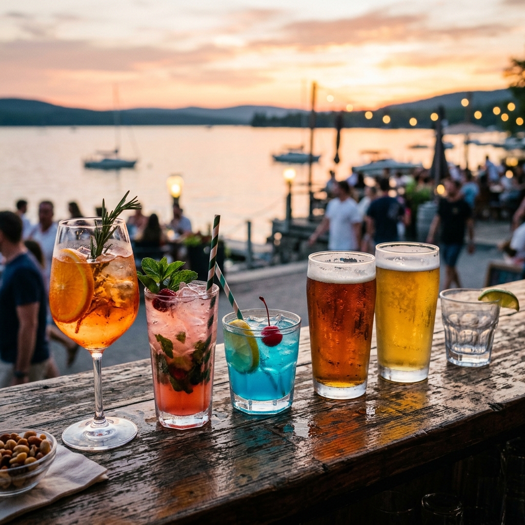 Happy Hour Cocktails and Draft Beer